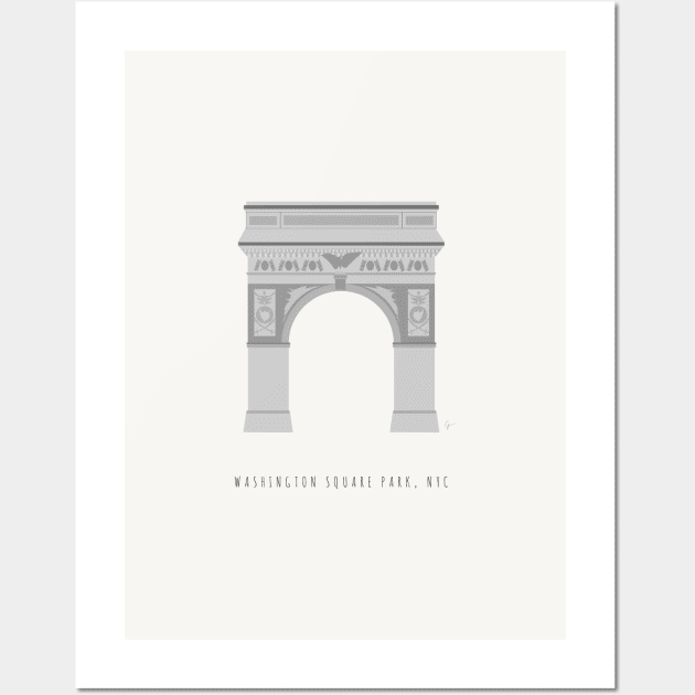 New York City NYC, Washington Square Park Wall Art by lymancreativeco